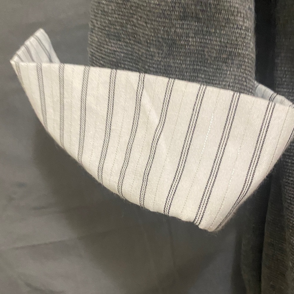 Knitworks Gray and Pink Striped Ensemble - Picture 4 of 10